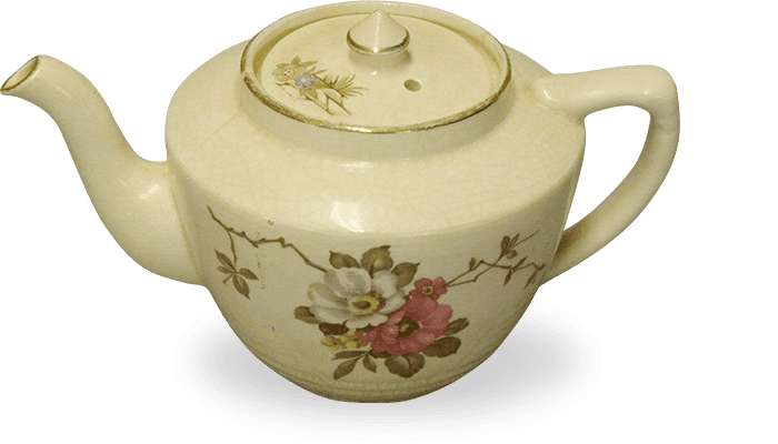 Théière antique Musée Beaulne Coaticook